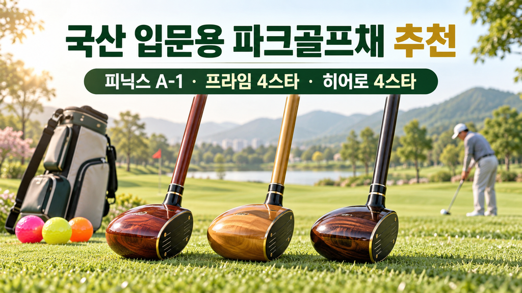 국산 입문용 파크골프채 추천, 피닉스 A-1·프라임 4스타·히어로 단품·풀세트 선택방법