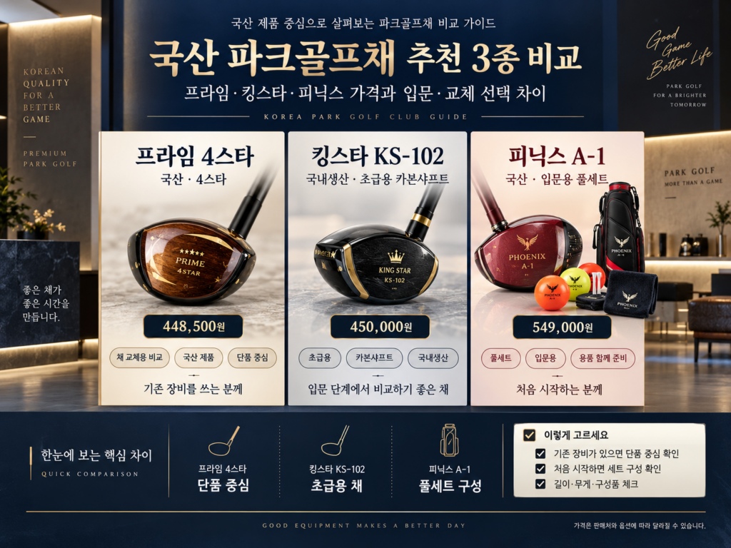 국산 파크골프채 추천