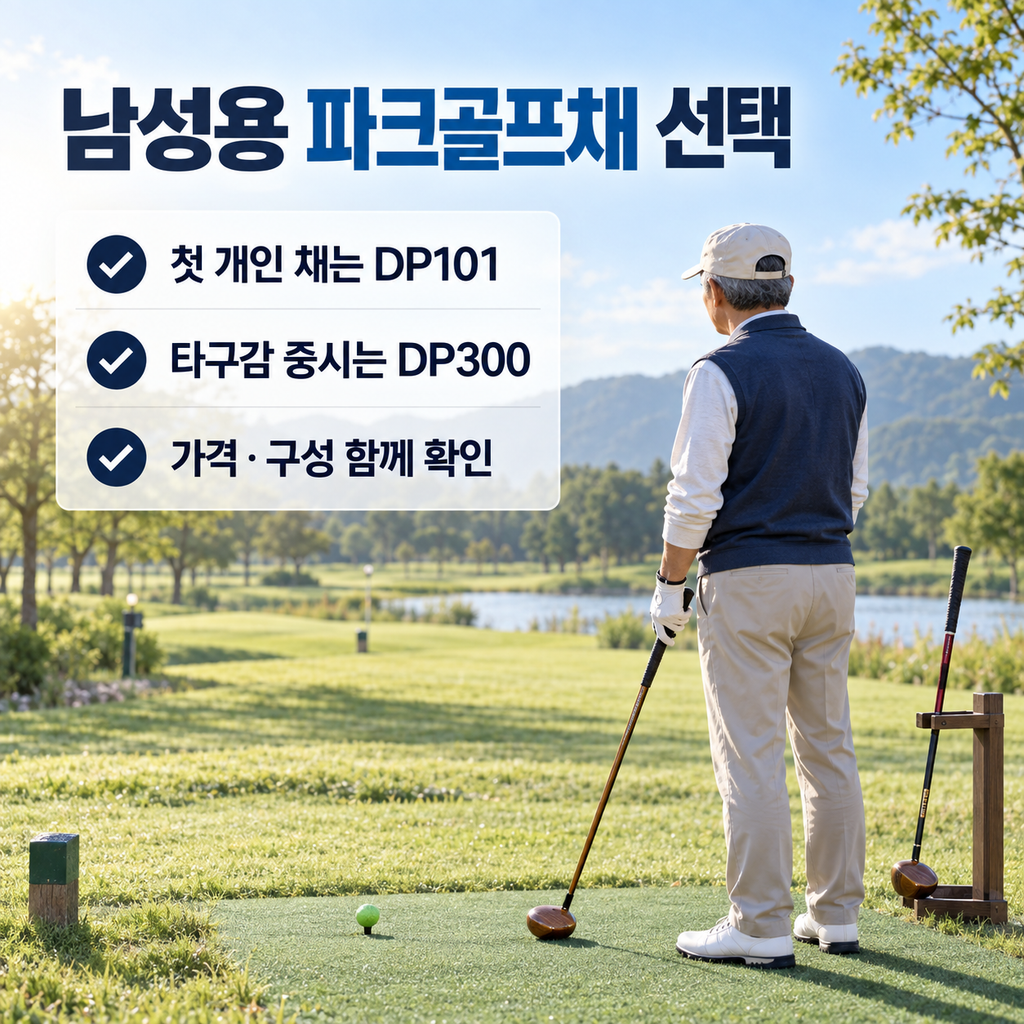 데이비드 파크골프채 DP101·DP300 차이, 남성용 무게·가격·구성 선택방법