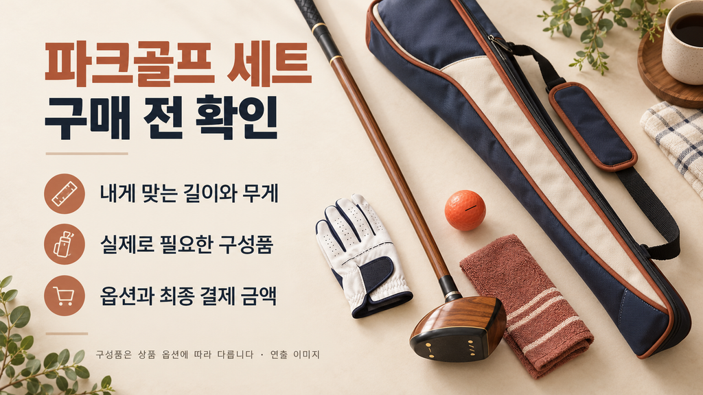 렌스메이트 파크골프채 추천, 3스타·4스타·5스타 세트 가격 비교와 선택방법