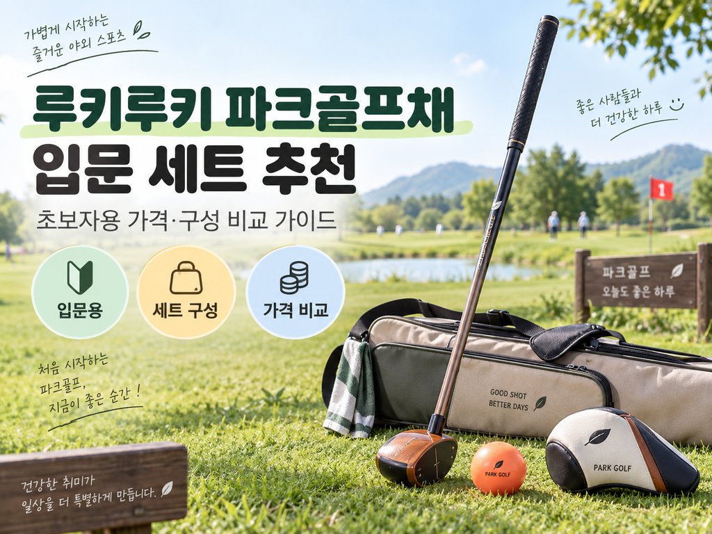 루키루키 파크골프채 입문 세트 추천, 초보자용 가격·구성 비교 가이드