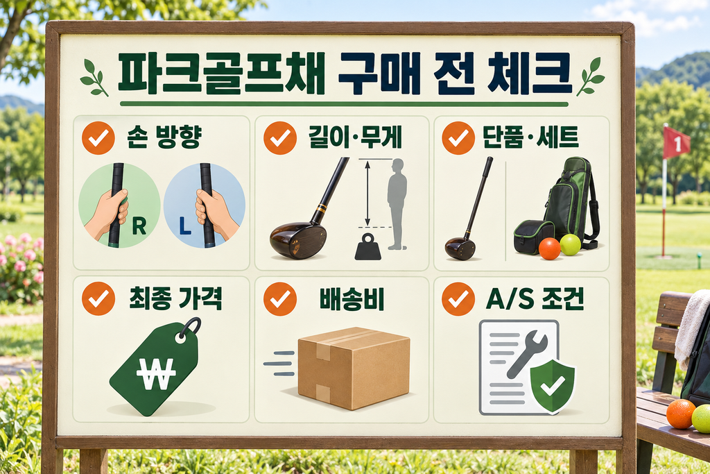 입문용 파크골프채 12종 종합 비교｜가격·판매처·할인·세트 구성