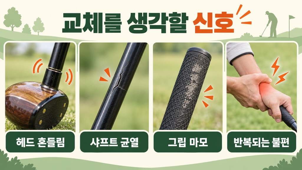 파크골프채 교체 시기, 입문용 채에서 중급자용으로 바꿔야 하는 신호와 선택방법
