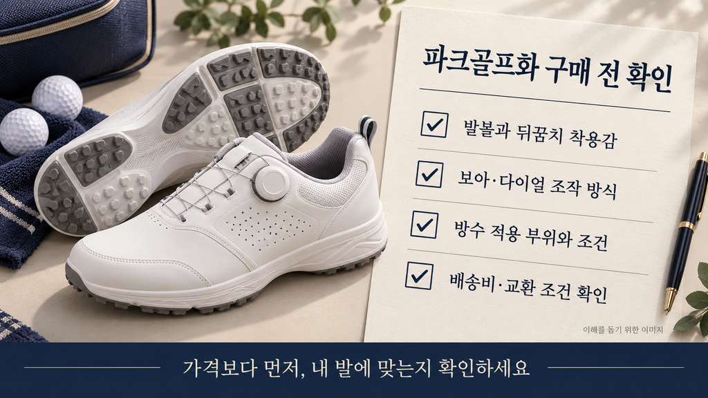 파크골프화 추천, 남성 여성 운동화 고르는 법 아디다스 풋조이 리카타 비교