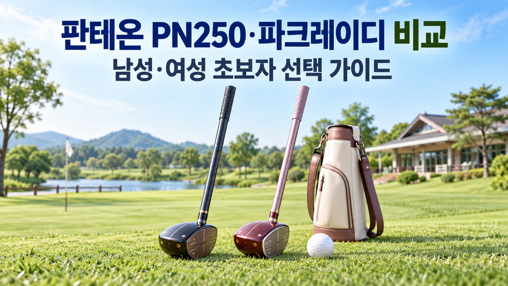 판테온 파크골프채 추천, PN250·파크레이디 초보자용 남성·여성 가격 비교