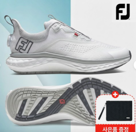 풋조이 퀀텀 57057 남성 경량 보아 파크골프화