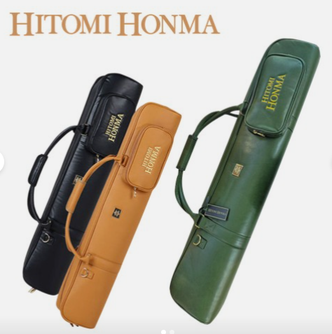 히토미혼마 경량 PU 더블 파크골프가방