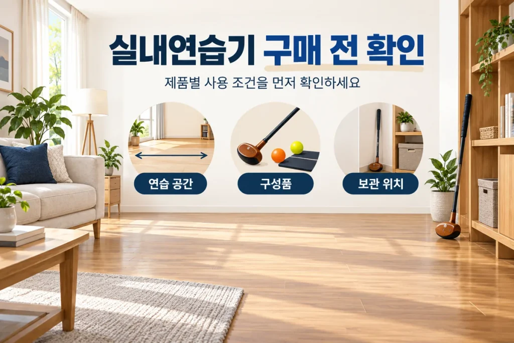파크골프 실내연습기 구매 전 확인할 것, 텔몬 홈 파크골프 가격과 연습 공간 선택법